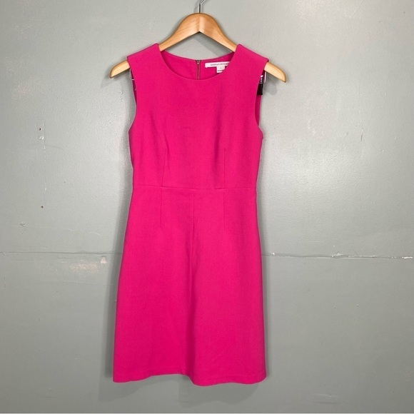 Diane Von Furstenberg Carrie‎ Sheath Dress Pink Sz 2 - Picture 1 of 6